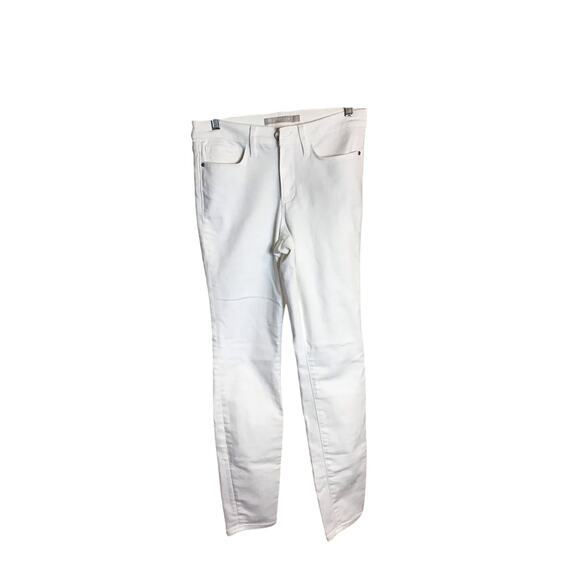 Athleta Women White Jeans Sz. 4 Sculptek Stretch Skinny Athletic. Flex Comfort - Picture 3 of 12